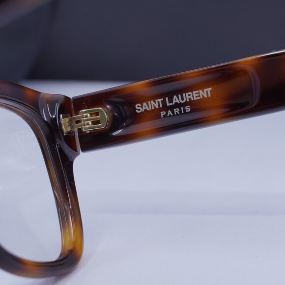 Saint Laurent SL677 003 Square Eyeglasses 54mm – Havana - Picture 6 of 11